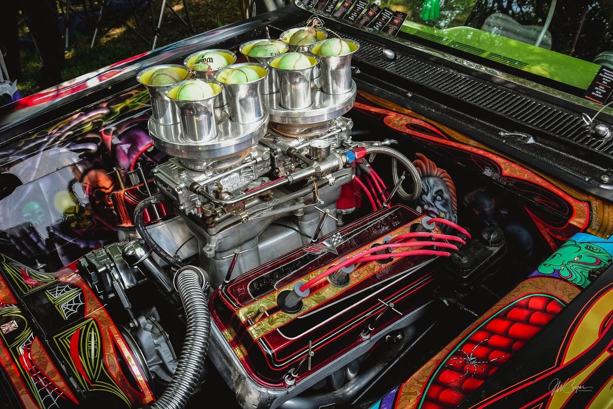 Engine and custom detail photography